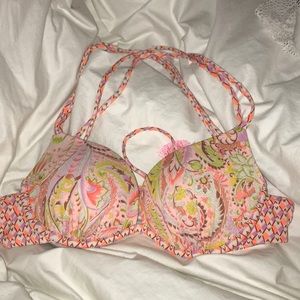 Pink push up Victoria’s Secret bikini top